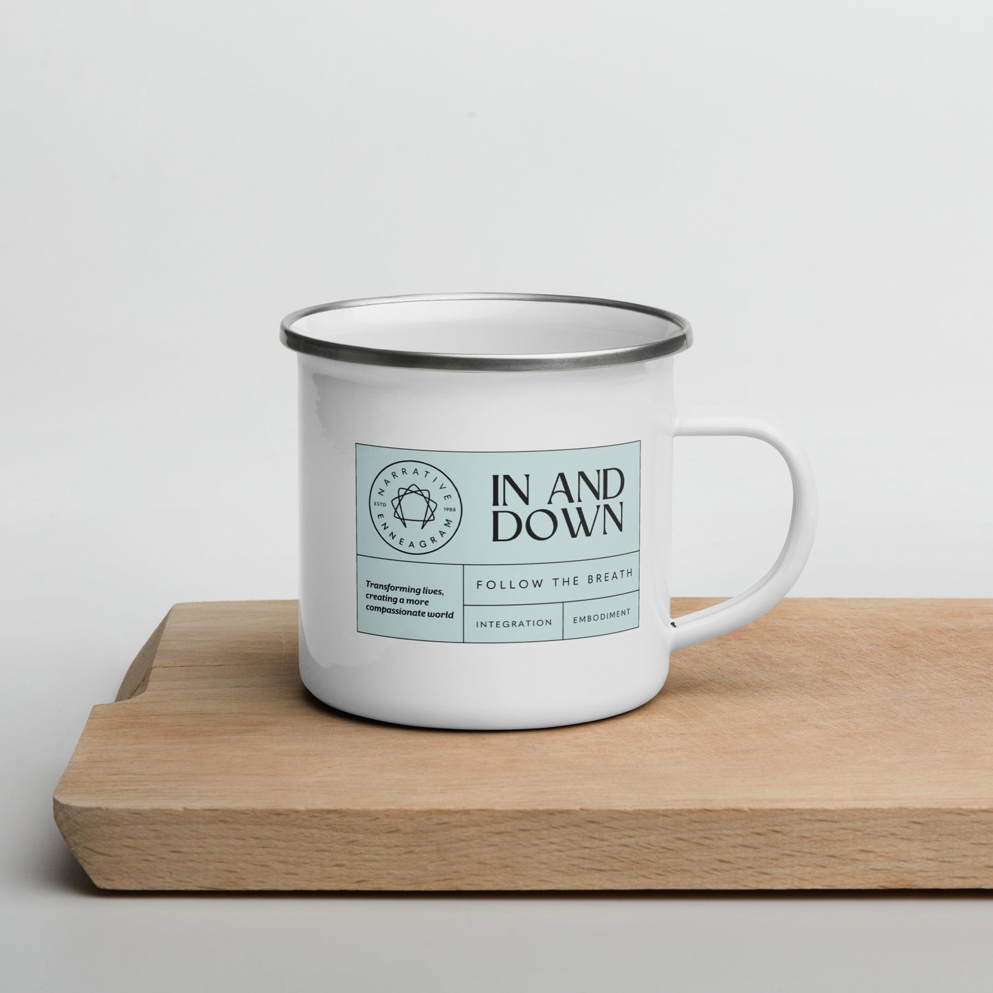 In & Down (Enamel Mug)