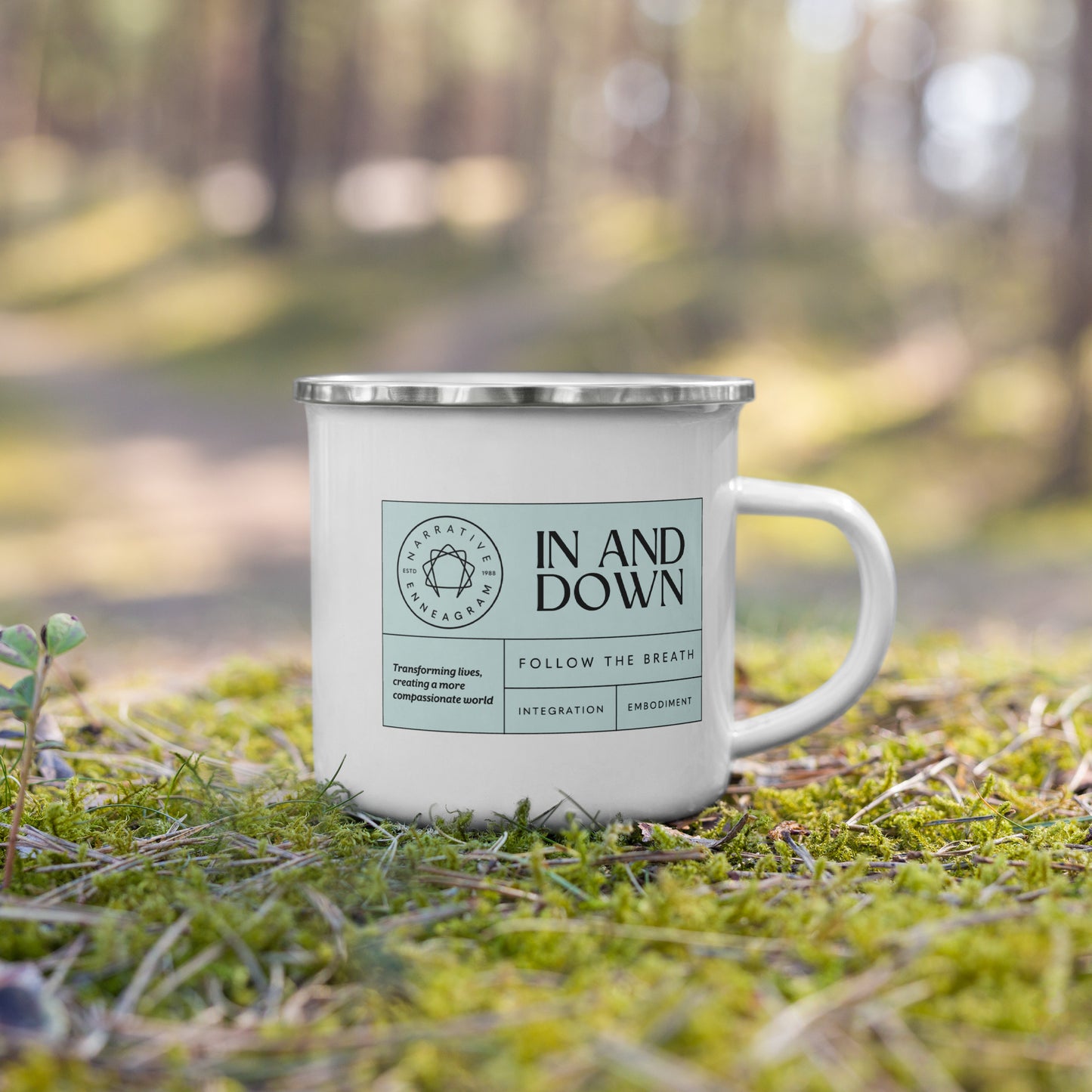 In & Down (Enamel Mug)