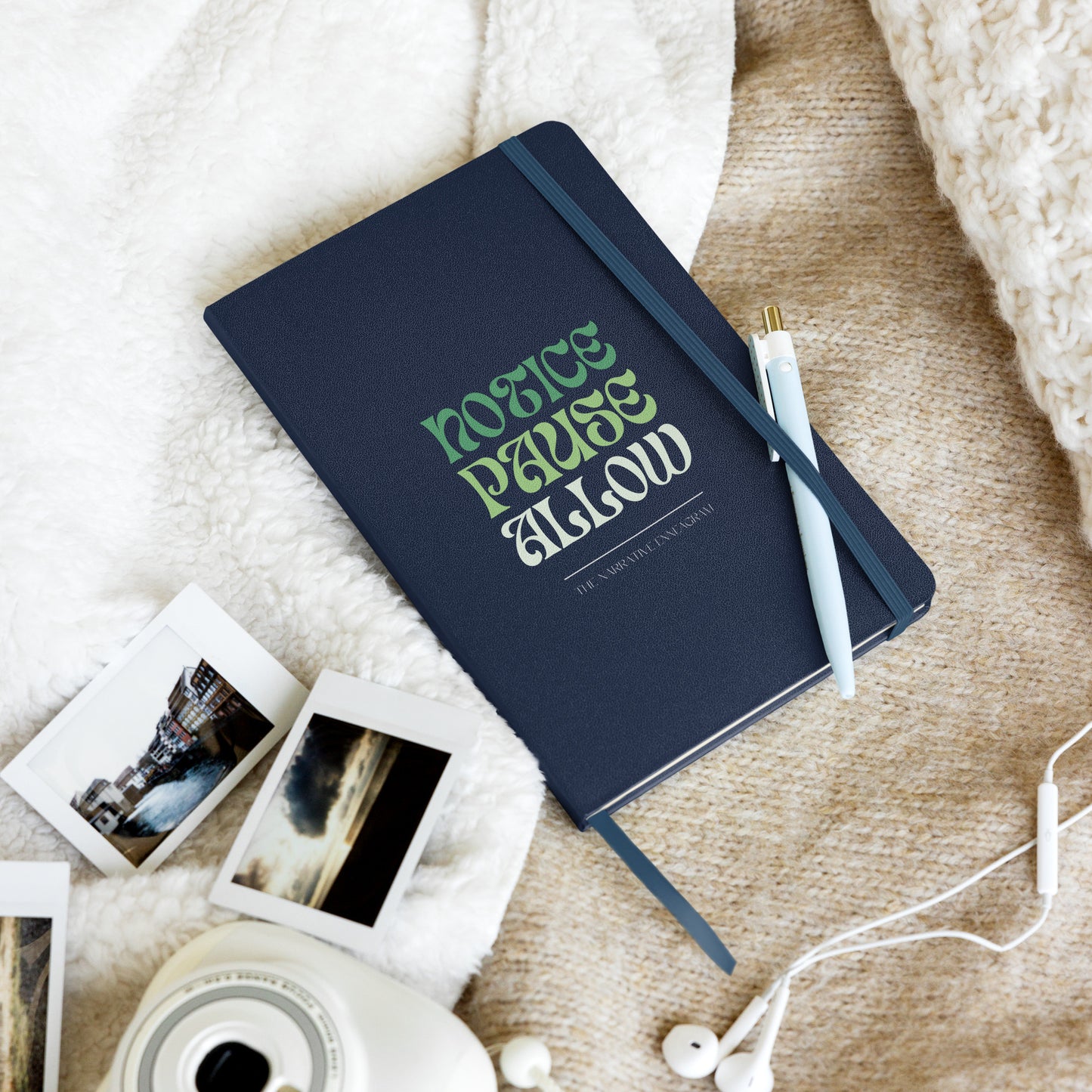 Notice, Pause, Allow (Hardcover bound notebook)