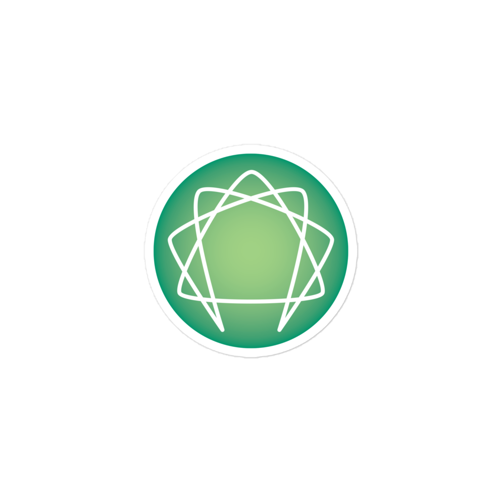 Enneagram symbol sticker