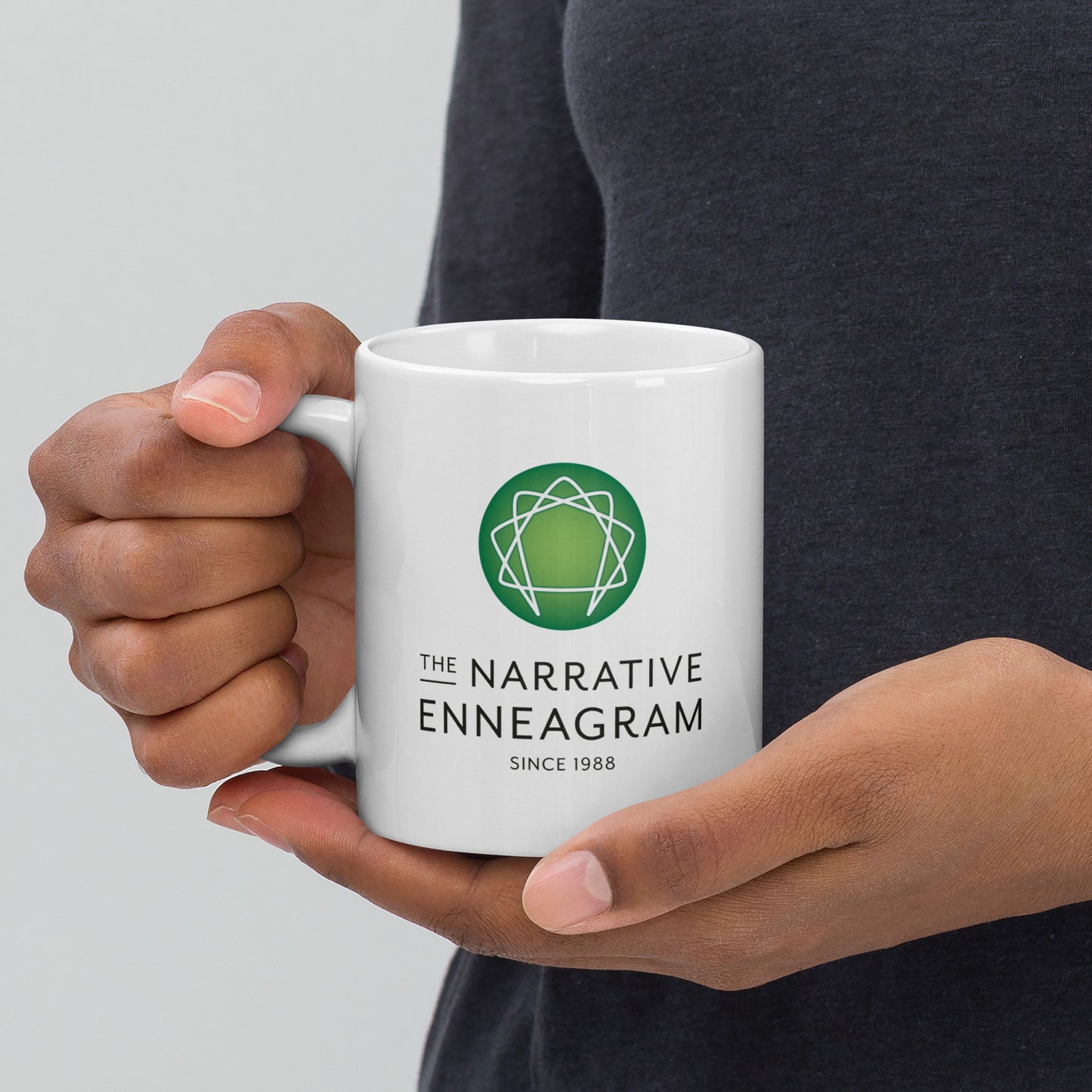 White ceramic mug