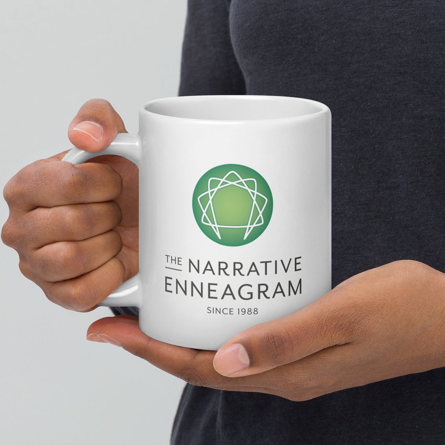 White ceramic mug