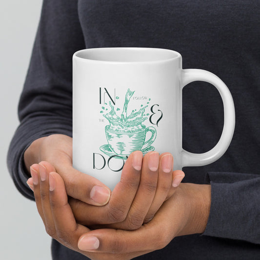 In & Down (White glossy mug)