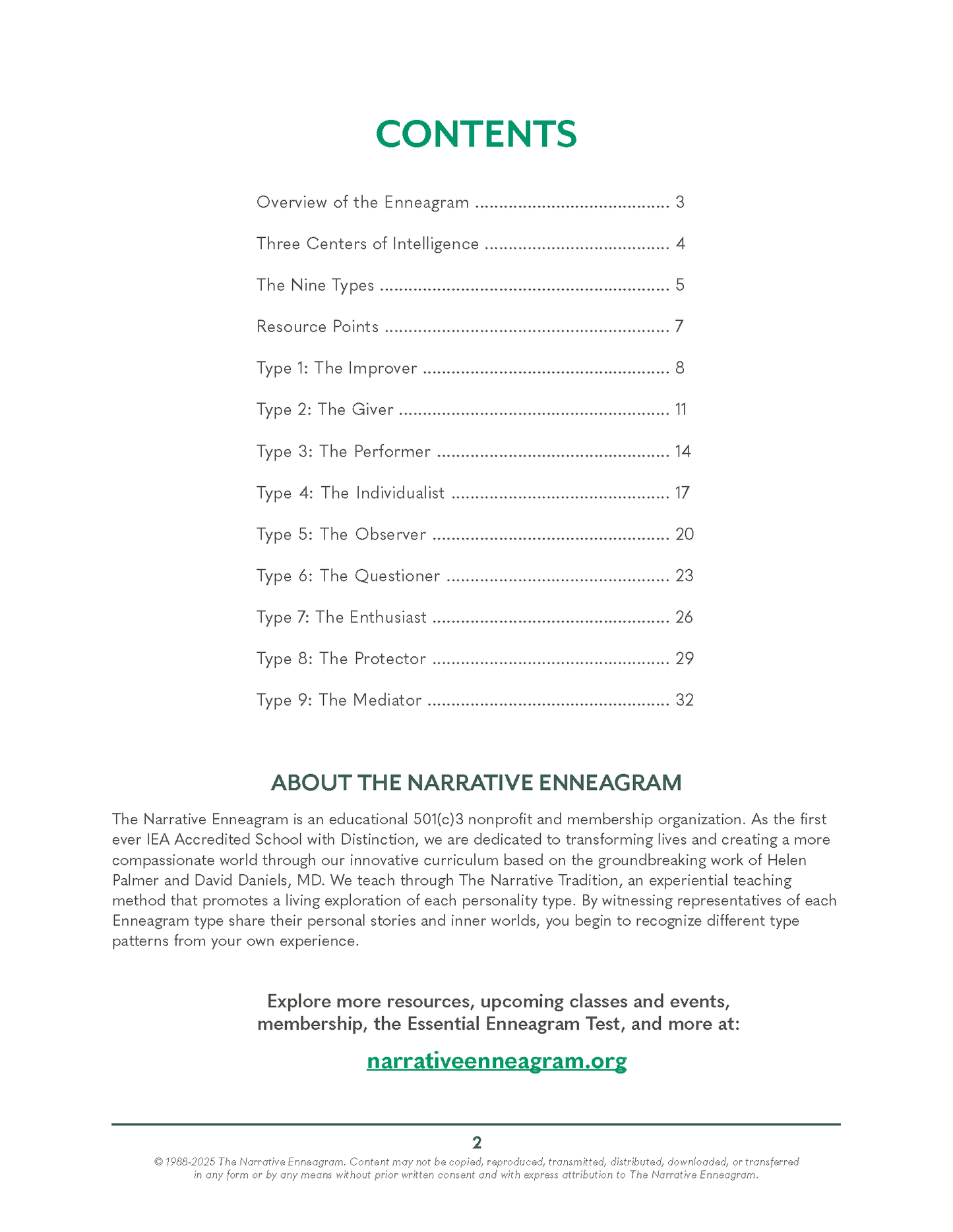 Essential Guide to the Nine Types