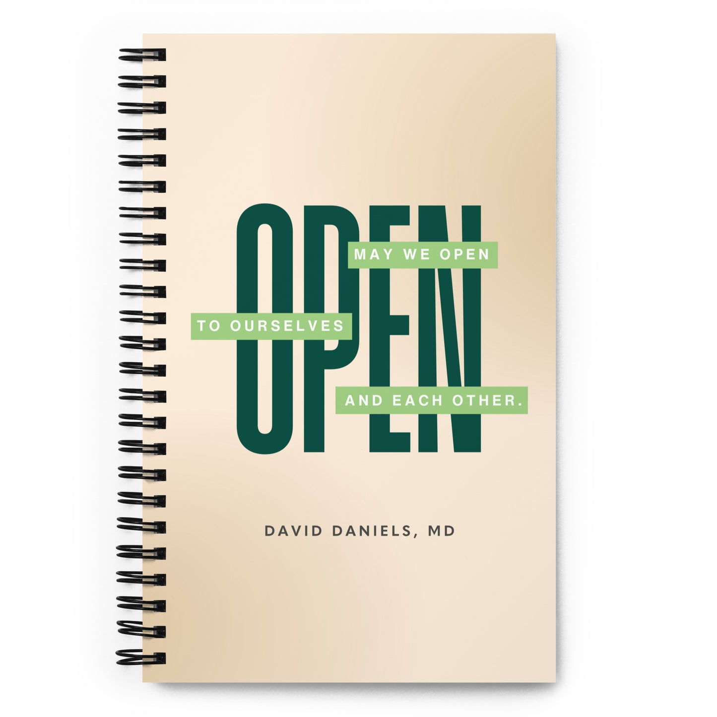 "May we open..." (Spiral notebook)