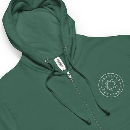 Fleece zip up hoodie