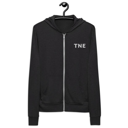 TNE Letters (Unisex zip hoodie)